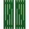 Ekena Millwork Americraft 5-Board (2 Batten) Wood Spaced Board-n-Batten Shutters w/ Z-Bar, ARW102SB519X77HGH, PR ARW102SB519X77HGH - alternate 1